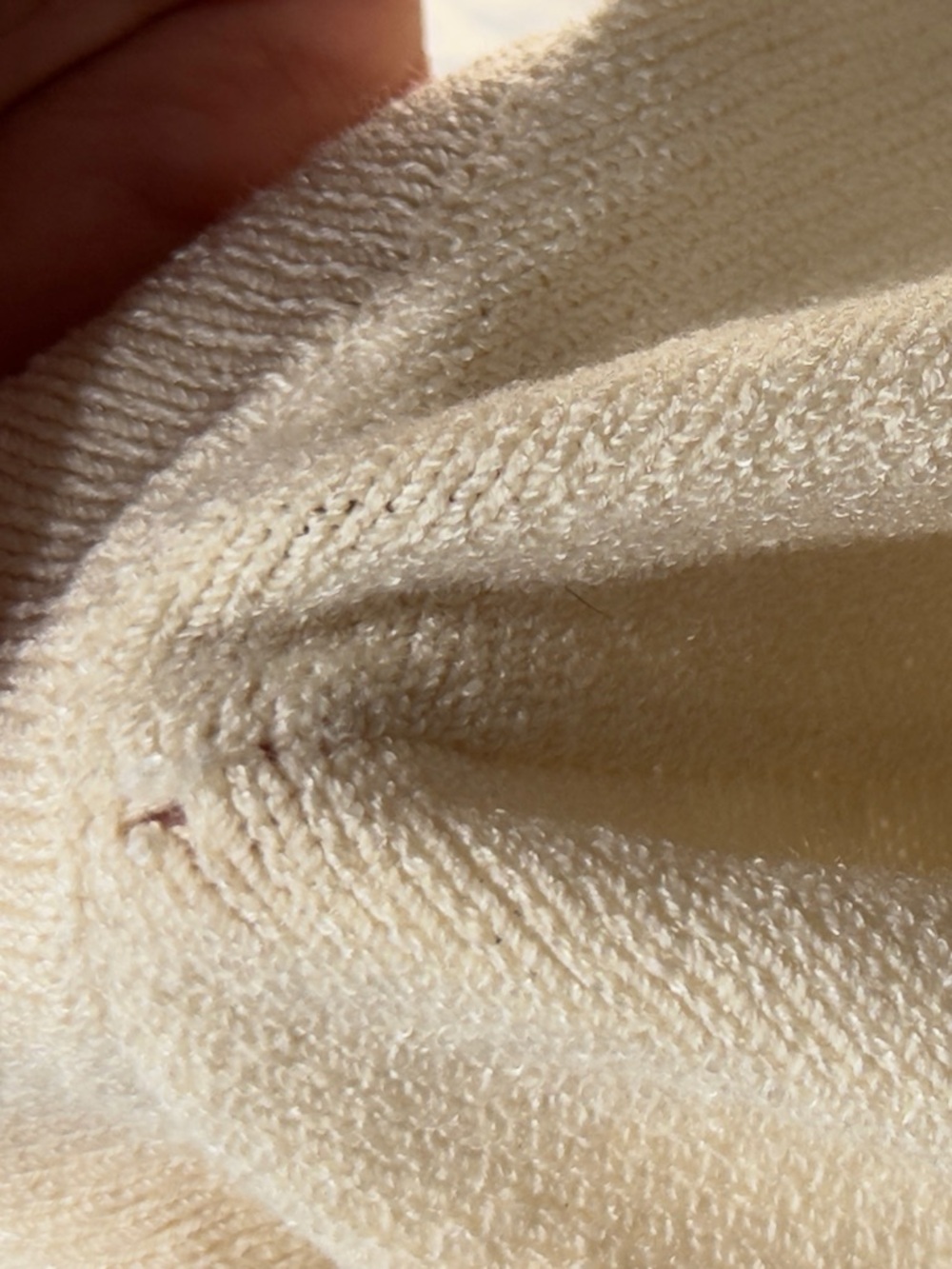 St. John Cream Knit Cardigan with Gold Buttons - Picture 11 of 13